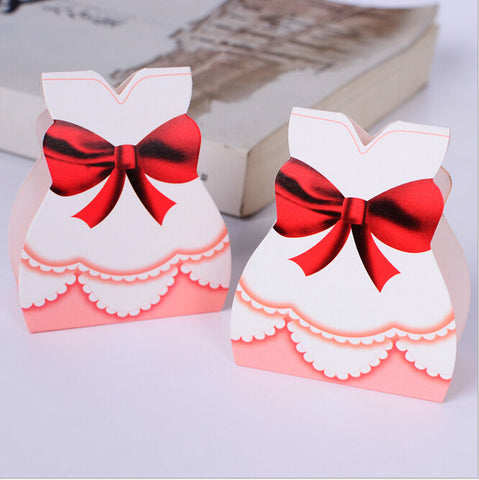 Pink Bride and Groom Favour Boxes - Merrygo
