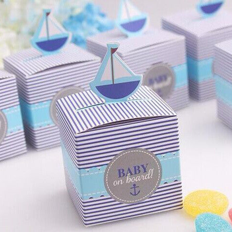"Baby On Board" Baby Shower Favour Box - Merrygo
