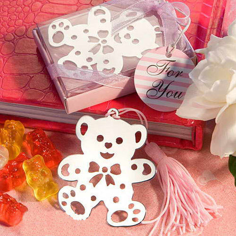 "Baby Bear" Pink Bookmark Favour - Merrygo