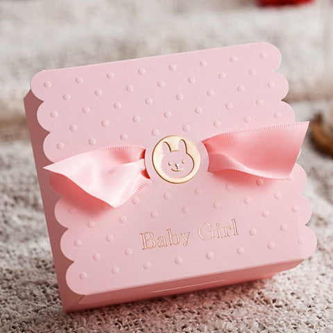 Baby Girl Baby Shower Favour Box - Merrygo