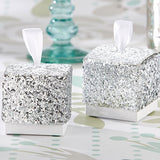 Gold and Silver Glitter Favour Box-SET OF 24 - Merrygo