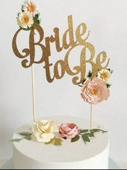 " Bride to Be"  Cake Topper - Merrygo