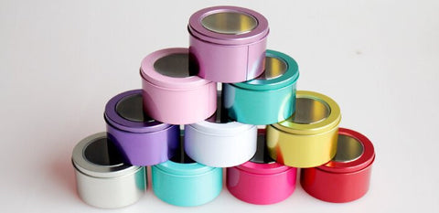 7.5*4.5 Colorful Tin Favor Boxes Wedding Box With Window Candy Chocolate  Gift Packaging Boxes 100pcs\lot .Free shipping - Merrygo