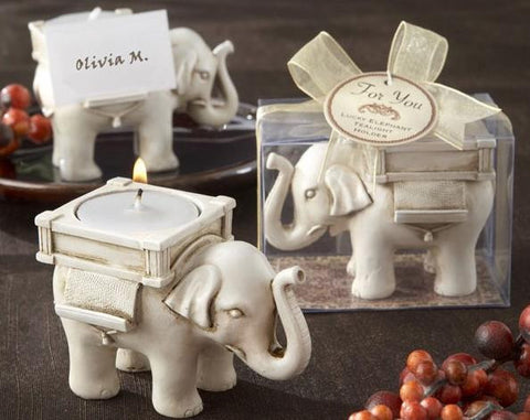 Lucky Elephant Tea Light Candle Holder - Merrygo