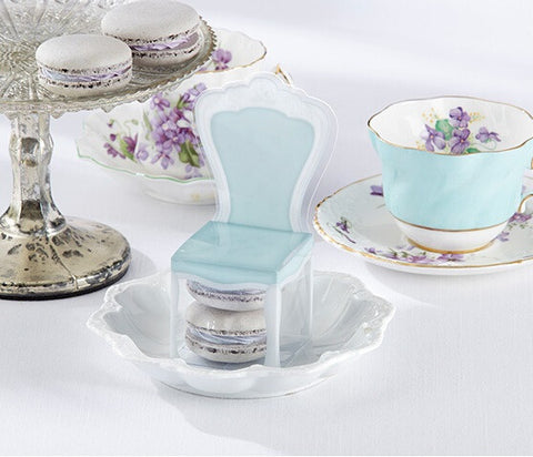 New Style  Chiavari Gold Chair Favor Box PVC Boxes Plastic Gift Boxes Packing Boxes For Party Favors 12pcs - Merrygo