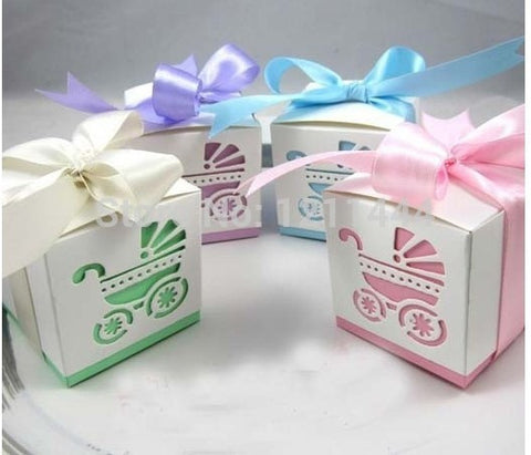 Baby Stroller Favour Box - Merrygo