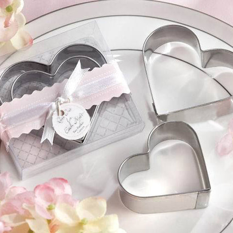 Wedding gifts for guests Favor stainless steel heart-shaped cake mold cake cookie cutter love omelette device Free shipping - Merrygo