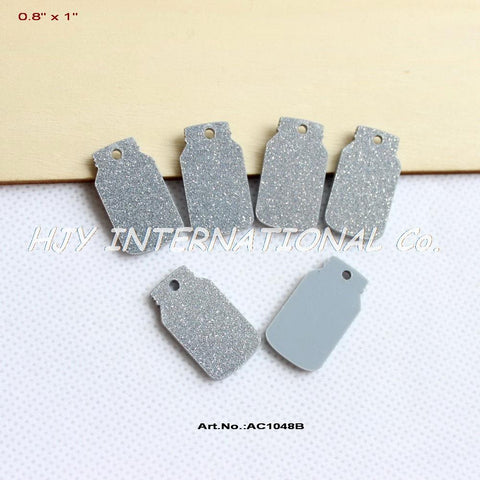 Acrylic Beads Silver - Merrygo