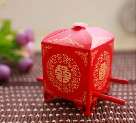 Bride sedan chair  candy box - Merrygo