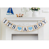Paper Baby Shower Banner Garlands - Merrygo