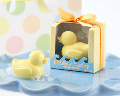 Lovely Small Yellow Duck Wedding Baby Souvenirs Baby Shower Favor Gift Wedding Mini Handmade Scented Soap Favor Guests - Merrygo