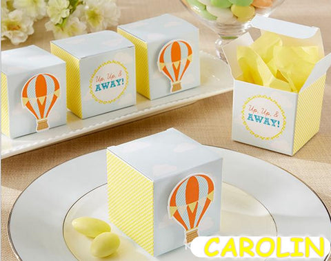 "Up, Up and Away!" Hot Air Balloon Favour Box - Merrygo