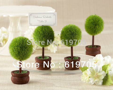 FREE SHIPPING Topiary tree Place Card Holders wedding decoration Wedding Party Birthday Baby Shower favors - Merrygo