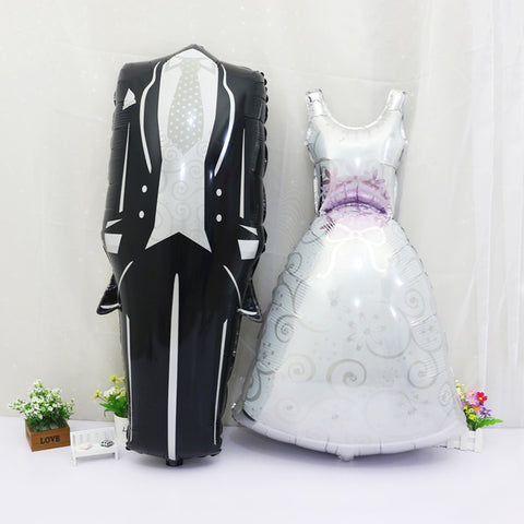 2pcs New Bridegroom Aluminum Foil Balloon - Merrygo