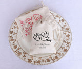 New arrival Free shipping 48pcs/lot "Stork" burlap baby birthday/party decoration candy gifts bags baby shower favors - Merrygo