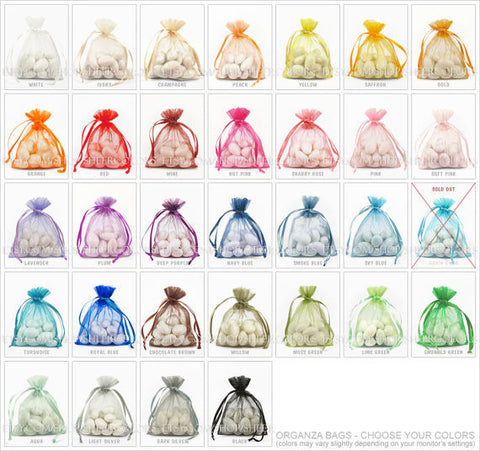 Organza Bags, - Merrygo