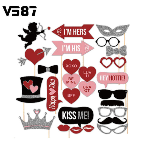 Mustache Cat Glass Wedding Photo Booth - Merrygo