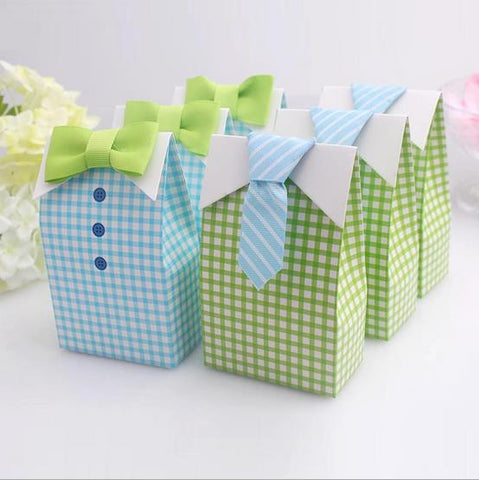My Little Man Blue  Favor Box - Merrygo