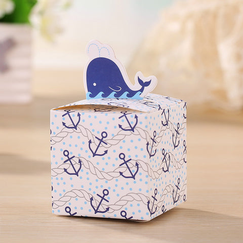 Nautical Whale Favour Box - Merrygo