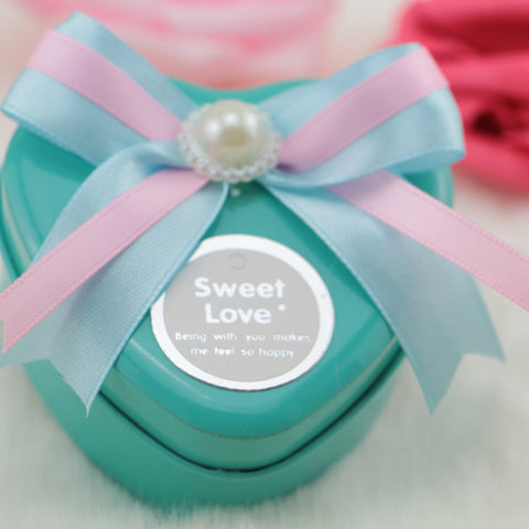 Love Heart Iron Tinplate Candy Box - Merrygo
