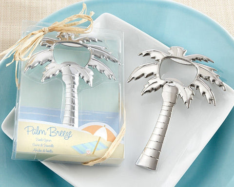 "Palm Breeze" Chrome Palm Tree Bottle Opener - Merrygo