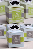 50pcs My little Man Cute Mustache Birthday Boy Baby Shower Favors Boxes - Merrygo